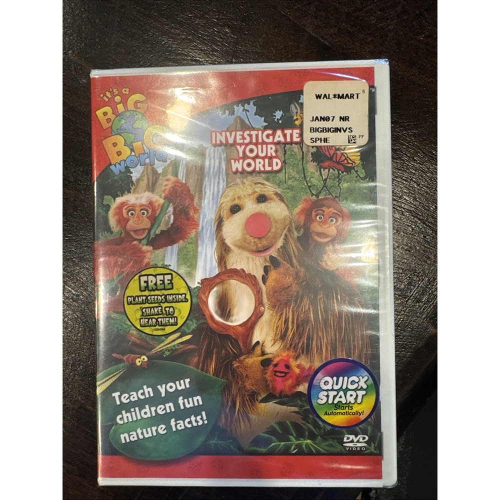 Its‎ a Big, Big World - Investigate Your World (DVD, 2007) NEW SEALED